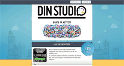 Desktop Screenshot of dinstudio.no